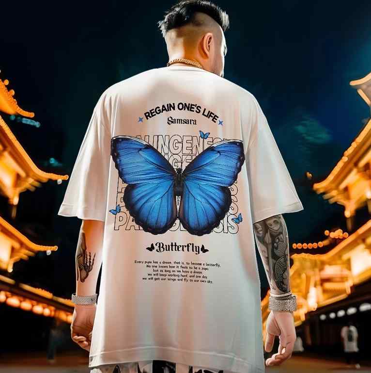 メンズ蝶々柄シャツトップス春夏おしゃれ 楽天市場】蝶(Tシャツ・カットソー|トップス):メンズ