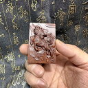 ペンダント 龍 虎 ナツメ 木製 麒麟 彫刻 レリーフ 護身符 チャイナ風 装飾品 レトロ アンティーク 縁起物