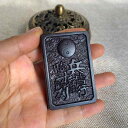 ペンダント 翡翠 雷打 ナツメ 木製 九文字 マントラ ネックレス ブレスレット お守り 護身符 レトロ アクセサリー