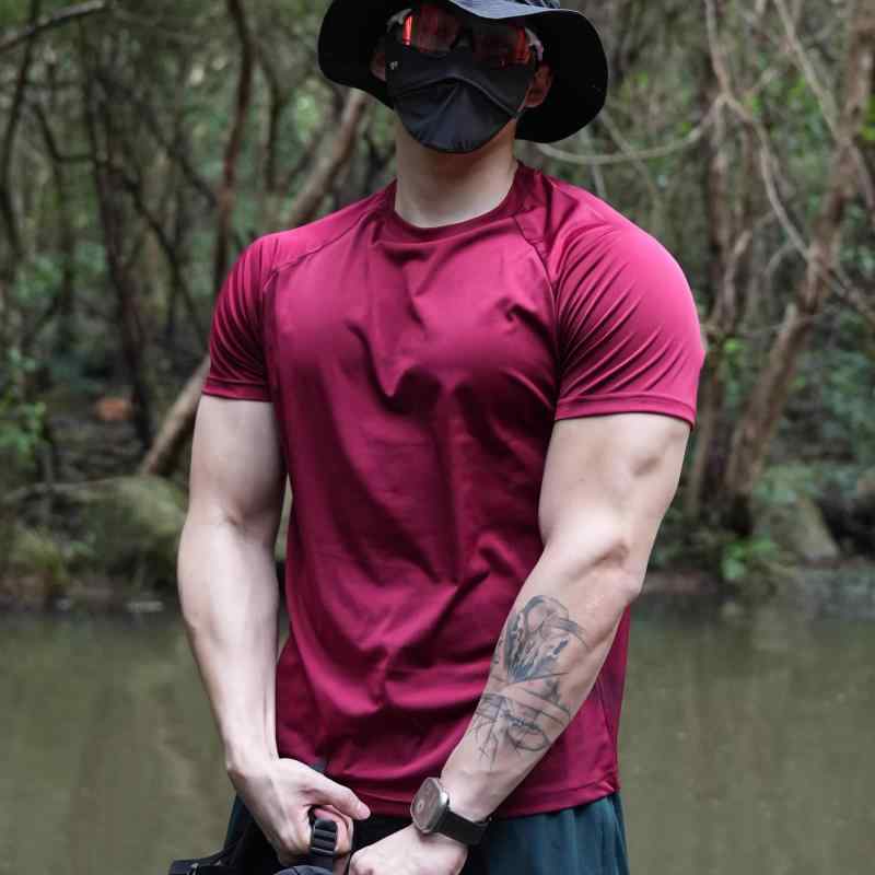 Tシャツ トップス スポーツ おしゃれ ファッション メンズ アウトドア フィットネス トレーニング 速乾..