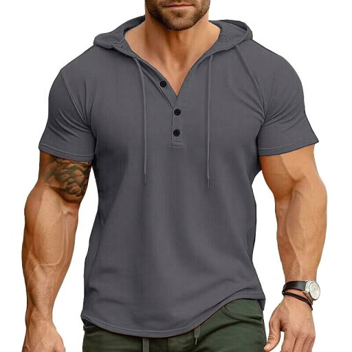 Tシャツ 半袖 トップス 夏 欧米風 メンズ 無地 大きいサイズ ゆったり フード付き トップス メンズ ベーシック 洗練 軽量 快適 ビッグサイズ スタイリッシュ おしゃれ Tシャツ 半袖 トップス 夏 欧米風 メンズ 無地 大きいサイズ ゆったり フード付き トップス メンズ ベーシック 洗練 軽量 快適 ビッグサイズ スタイリッシュ おしゃれ