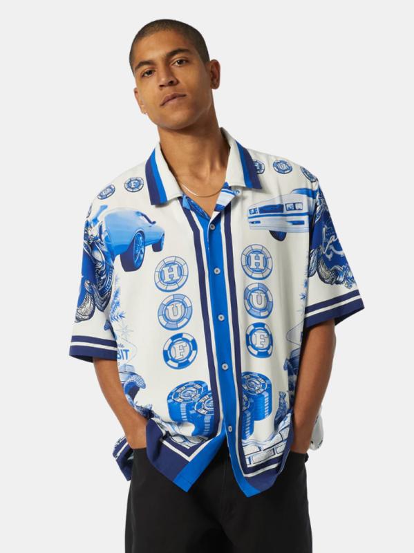 半袖 シャツ ユニセックス アメリカン ストリート レトロ スケートボード ユニーク お洒落 ヴィンテー..