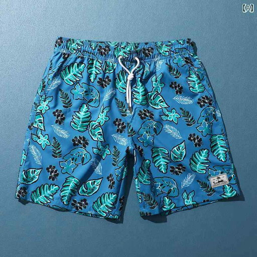 ビーチパンツ 海パン 短パン 水着 ファッション ショート パンツ メンズ 速乾 プリント カジュアル スポーティ サーフィン 青 おしゃれ ビーチパンツ 海パン 短パン 水着 ファッション ショート パンツ メンズ 速乾 プリント カジュアル スポーティ サーフィン 青 おしゃれ