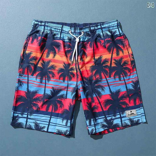 ビーチパンツ 海パン 短パン 夏 メンズ ショート パンツ 水泳 温泉 海辺 休暇 サーフィン 速乾 ゆったり 男性 五分丈 水着 ココナッツ木 カジュアル ビーチパンツ 海パン 短パン 夏 メンズ ショート パンツ 水泳 温泉 海辺 休暇 サーフィン 速乾 ゆったり 男性 五分丈 水着 ココナッツ木 カジュアル