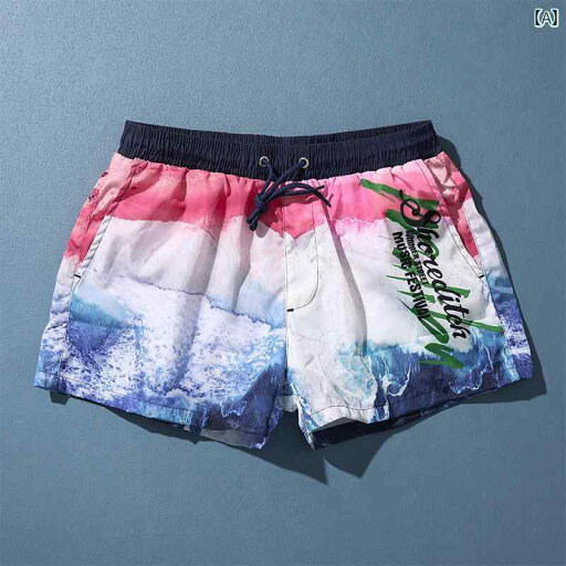 ビーチパンツ 海パン 短パン 夏 メンズ ショート パンツ 水着 速乾 海辺 休暇 ファッション ブラック ピンク スタイリッシュ ビーチパンツ 海パン 短パン 夏 メンズ ショート パンツ 水着 速乾 海辺 休暇 ファッション ブラック ピンク スタイリッシュ