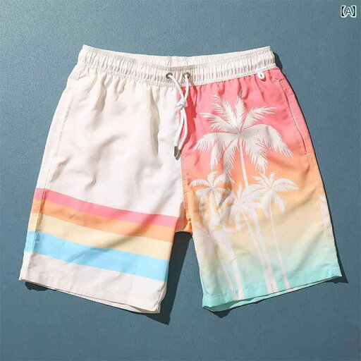 ビーチパンツ 海パン 短パン メンズ 水着 夏 グラデーション ココナッツ木 プリント ショーツ 海辺 バケーション サーフィン スイミング ショート パンツ 速乾性 ビーチパンツ 海パン 短パン メンズ 水着 夏 グラデーション ココナッツ木 プリント ショーツ 海辺 バケーション サーフィン スイミング ショート パンツ 速乾性
