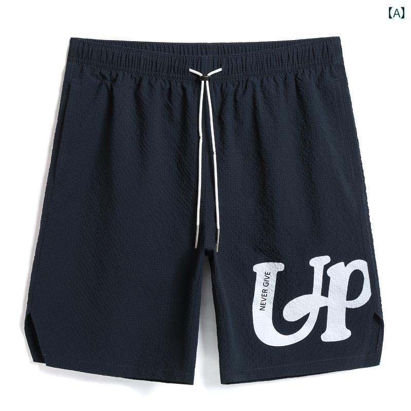 ビーチパンツ 海パン サーフィン 短パン 水着 夏 カジュアル ショーツ メンズ 万能 ファッション スポーツ 速乾 ホリデー ショート パンツ 快適 青