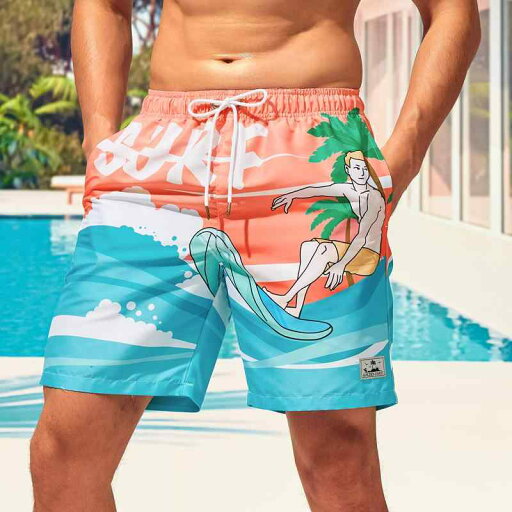 ビーチ パンツ 海パン サーフィン 水着 夏 海辺 バカンス メンズ 速乾 ゆったり サーフィン プリント カジュアル ショーツ 水泳用 個性 ビーチ パンツ 海パン サーフィン 水着 夏 海辺 バカンス メンズ 速乾 ゆったり サーフィン プリント カジュアル ショーツ 水泳用 個性