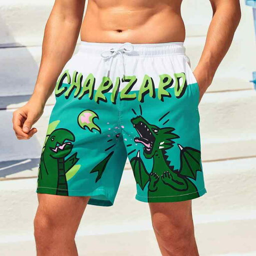 ビーチ パンツ 海パン サーフィン 水着 夏 メンズ 速乾 ゆったり ミッド ウエスト カジュアル ショーツ 水泳 アクティブ モダン 恐竜 緑 ビーチ パンツ 海パン サーフィン 水着 夏 メンズ 速乾 ゆったり ミッド ウエスト カジュアル ショーツ 水泳 アクティブ モダン 恐竜 緑