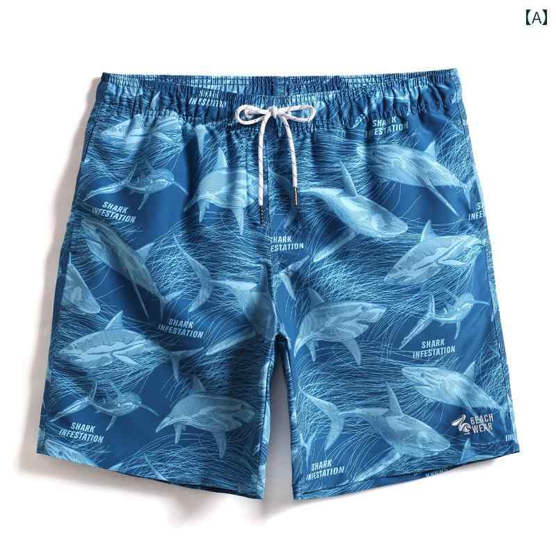 ビーチパンツ 海パン サーフィン 短パン 水着 夏 リゾート メンズ 速乾 サーフィン フィットネス ショート パンツ ゆったり 水泳 快適 アウトドア