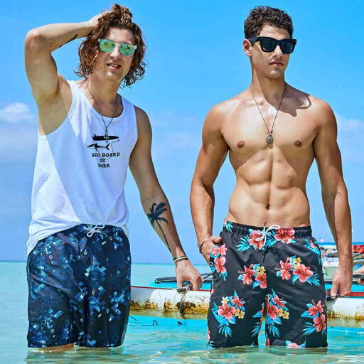 ビーチパンツ 海パン サーフィン 短パン 海辺 夏 メンズ 速乾 ショーツ プリント カジュアル 水泳 大きいサイズ ショート パンツ ボクサー 防水 加工 伸縮性 ビーチパンツ 海パン サーフィン 短パン 海辺 夏 メンズ 速乾 ショーツ プリント カジュアル 水泳 大きいサイズ ショート パンツ ボクサー 防水 加工 伸縮性