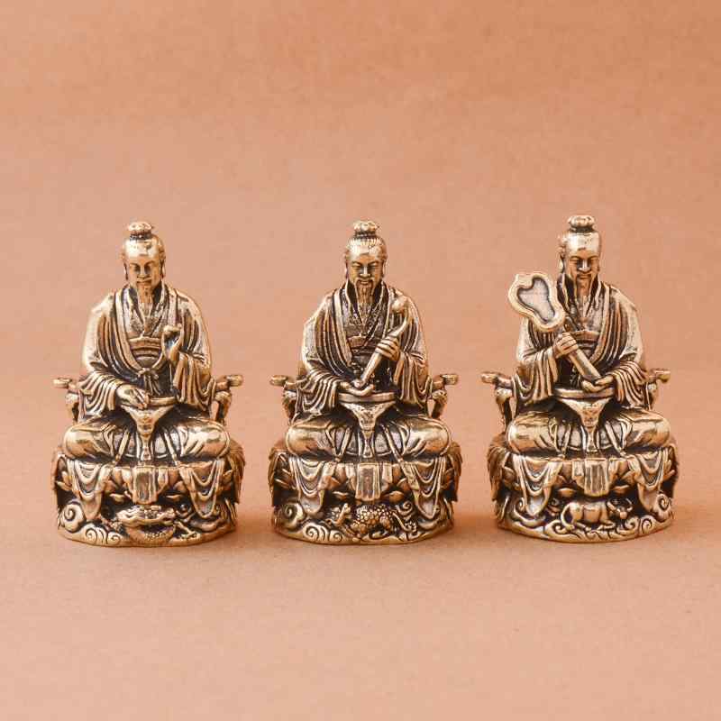 置物 ミニサイズ 小物 インテリア 真鍮 像 道教 寺院 供物 天 仏 飾り 銅 彫刻 装飾 デスクトップ 創造的 個性 レトロ ヴィンテージライク