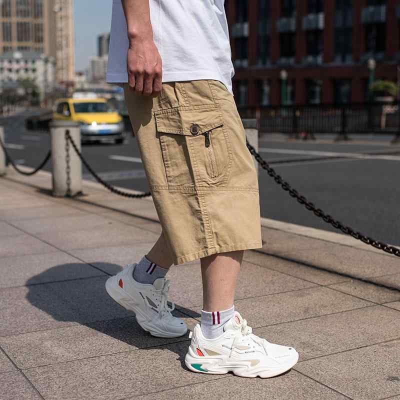 大きい人向け ハーフパンツ ポケット付き ヒップホップ ワークウェア マルチ ポケット カジュアル 大きいサイズ