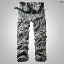 ワークパンツ ミリタリー 軍風 迷彩 パンツ メンズ ファッション ズボン ゆったり ストレート マルチ ポケット カーゴ 登山 アウトドア レジャー トレーニング 大きいサイズ
