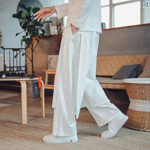 袴風 パンツ メンズ ロング 夏 ストレート ワイドレッグ カジュアル チャイナ風 シンプル ゆったり リラックス 通気性 伝統 涼しげ 袴風 パンツ メンズ ロング 夏 ストレート ワイドレッグ カジュアル チャイナ風 シンプル ゆったり リラックス 通気性 伝統 涼しげ