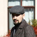 ハンチング帽 メンズ ファッション 中年 高齢者 秋冬 キャップ 暖かい 防寒 日よけ お父さん カジュアル レジャー アウトドア クラシック モダン 紳士スタ...