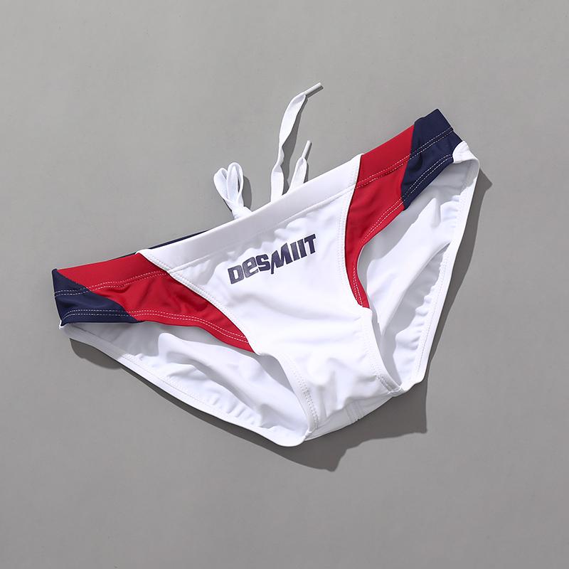 メンズ ファッション 水泳 ブリーフ パンツ トライアングル シーサイド プール 速乾 裏地付き 快適 軽..