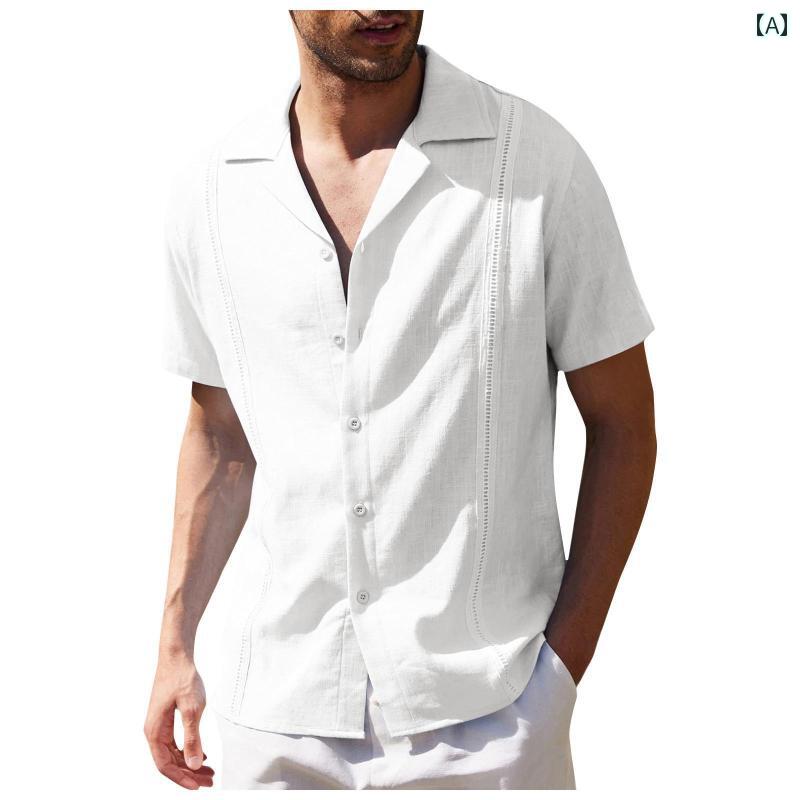 半袖 シャツ メンズ カジュアル シンプル トップス 韓国 ベーシック 合わせやすい スリムフィット ユニ..