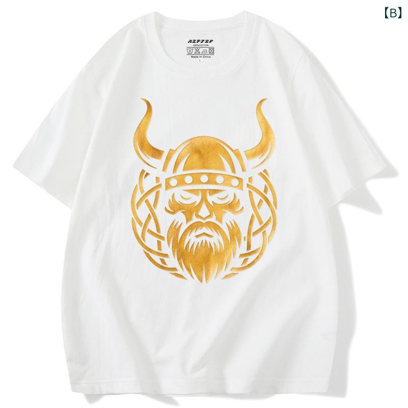 Tシャツ メンズ ファッション 夏コーデ トップス 半袖 プルオーバー デビル 個性 デザイン ゆったり 通気性 大きいサイズ コットン スタイル 快適 着心地 カジュアル クール ストリート