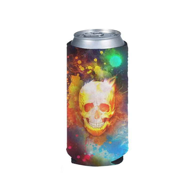 ドリンクホルダー 缶クーラー ボトルカバー ペットボトルカバー ギャラクシー スカル柄 宇宙柄 ガイコ..