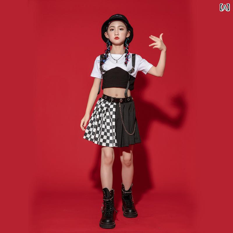 ・カテゴリ: キッズダンスウェア・性別: 女性・用途: ダンス練習用・アイテム: セットアップ・スタイル: 韓国風・主な素材: 綿95%・カラー展開: ホワイト、ホワイト（ベルト付き）・適合身長: 120cm、130cm、140cm、150cm、160cm、170cm・対象年齢: 3〜8歳