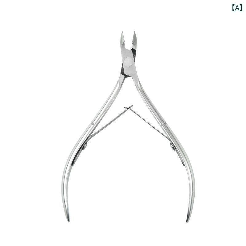 네일 케어 용품 발톱 용 큐티클 니퍼 딱딱한 손톱 변형 손톱 감기 못 감피 처리 스테인리스 제 매의 부리 형 곡선 칼날 휴대용 프로 사양 네일 도구 D501