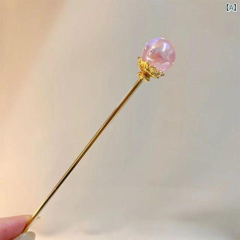 ヘアピン キッズ 女の子 かんざし ヘアアクセサリー 一本差し コサージュ パール 揺れる チャーム 発表会 七五三 着物 浴衣 髪飾り 卒園式 入学式