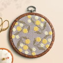 クロスステッチ キット &Botanical ミモザ 7562 フープ付き オリムパス ネコポス可 手芸の山久