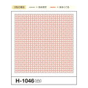 刺し子 布パック くぐり刺しの花ふきん 朝顔(白) H-1046 1袋3枚単位 刺し子布 ネコポス可 olm オリムパス 手芸の山久