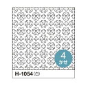 刺し子 一目刺し花ふきん 布パック マーガレット H-1054 1袋3枚単位 ネコポス可 olm オリムパス 手芸の山久