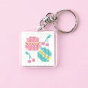 刺しゅう キット Fancy Colors マカロン KS-154 キーリング刺しゅうキット クロスステッチ ネコポス可 オリムパス olm 手芸の山久