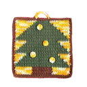 ダルマ カフェキッチンで編むタペストリー ツリー 編み図付キット クリスマス エコタワシ アクリルたわし 編み物 手作りキット ykt 手芸の山久
