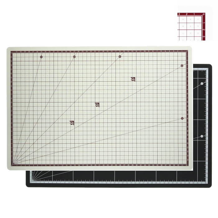 アルテ カッティングマットA3(実効サイズ270×420mm厚さ3mm) 両面使用 方眼 ソーイング クラフト 手芸の山久