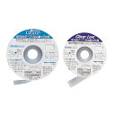 伸び止めテープ 白 25m巻 10mm/15mm ニットタイプ ネコポス可 クロバー 手芸の山久