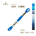 刺しゅう糸 DMC 25番糸 刺繍糸 その8 青系 3843〜939番色 ディーエムシー KOU ネコポス可