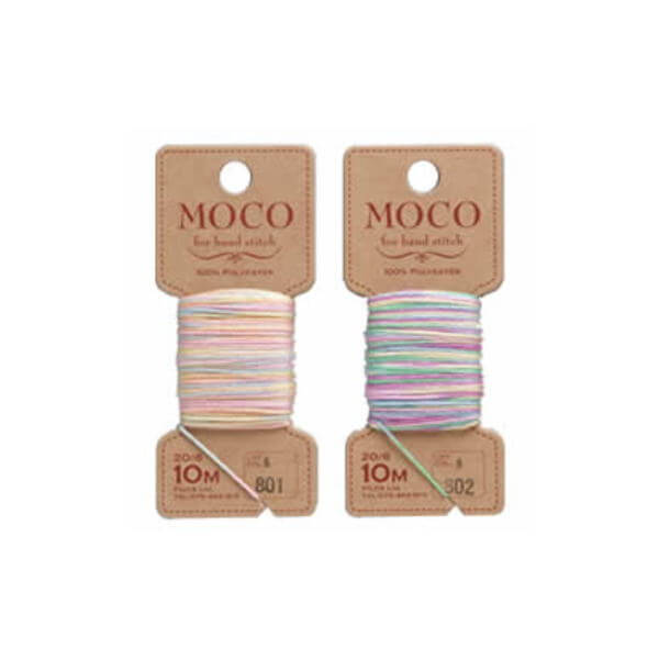 手縫い糸 MOCO モコ 段染 ネコポス可 フジックス fjx ダーニング刺繍 モザイクダーニング 手芸の山久