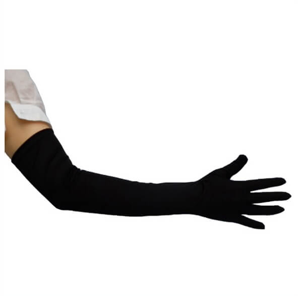 手袋 シルクロング手袋 107782 日焼け予防 シルク 絹 ネコポス可 kkm 金亀 手芸の山久
