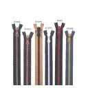 YKK ファスナー バイカラーファスナー 20cm 同色2本セット HM-10V20BL 止め チャック ジッパー ビスロンファスナー プラスチック 樹脂 ネコ...