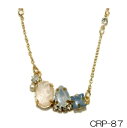 ビジューアクセサリーパック ホワイトブルーネックレス CRP-87 kiyo 手芸の山久 2F 【asu】