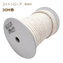 コットンロープ 6mm×30m巻 CTR-01L 持ち手 kiyo 手芸の山久