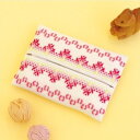 スウェーデンししゅうキット SW-11 ティッシュケース(赤) 刺繍キット オリムパス olm 手芸の山久