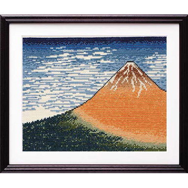 刺繍キット 刺しゅうセット 凱風快晴 7137 オリムパス olm 手芸の山久