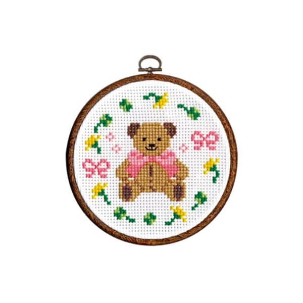 楽天市場】刺繍キット テディベアの通販