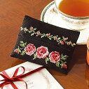 クロスステッチ ししゅうキット ティッシュケース・バラ 9015 刺しゅうキット 刺繍 オリムパス olm 手芸の山久