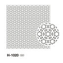 刺し子 花ふきん 布パック 星と三菱 H-1020 3袋単位 ネコポス可 オリムパス 手芸の山久