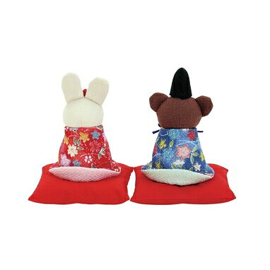 ぬいぐるみキット くまとうさぎの雛まつり PA-702 オリムパス 手芸の山久