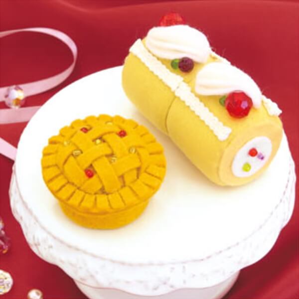 手芸キットPA-723フルーツロールとアップルパイオリムパス手芸の山久