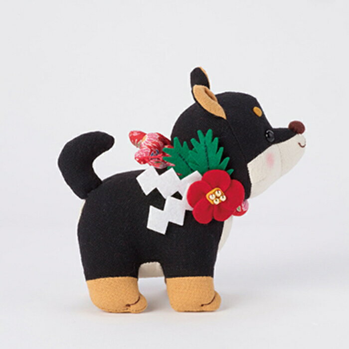 干支 ぬいぐるみキット 福招き犬(黒柴) PA-756 ぬいぐるみ 戌 手芸 キット オリム...