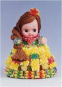 山久オリジナル ビーズ手芸キット ハワイアンドール イエロー キューピー ym9 手芸の山久