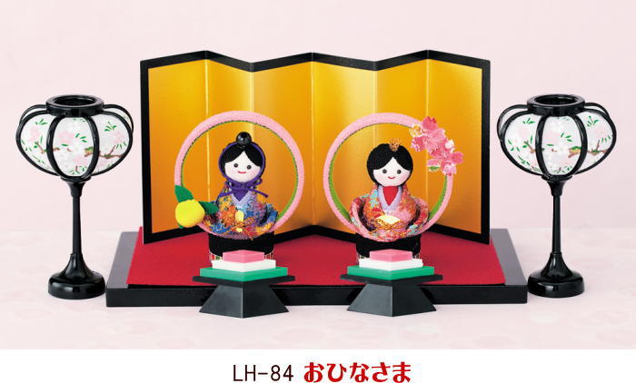 手芸キット 丸い輪のおひなさま 置きびなタイプ パナミ 手芸の山久 handcraft-10015625 手芸の山久 サンプル画像3